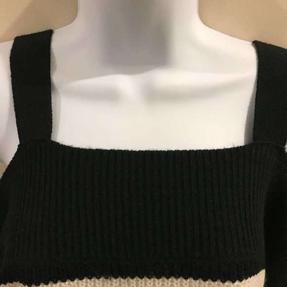 Sanctuary Off The Shoulder Sweater Striped Large - Picture 6 of 13